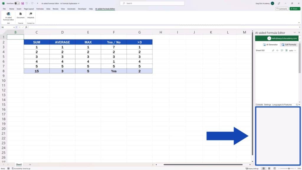 No Stress About Excel Formulas – Let AI Explain - grey field