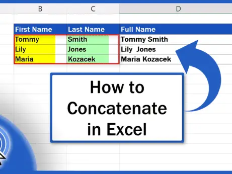 How to Concatenate in Excel