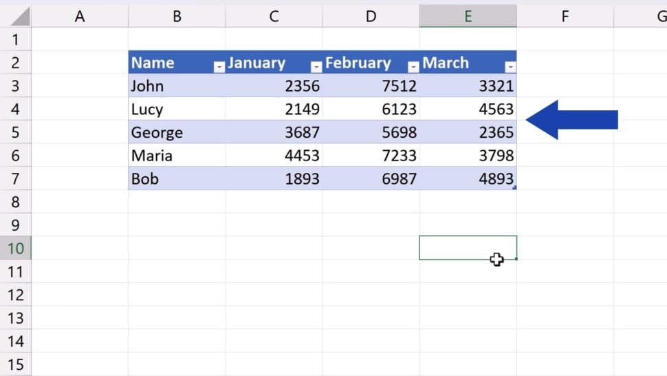How to Make a Table in Excel (Format as Table) - EasyClick ...