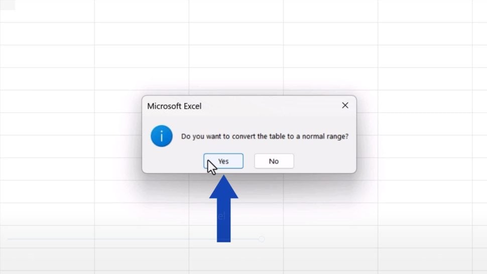 How to Remove Table Formatting in Excel