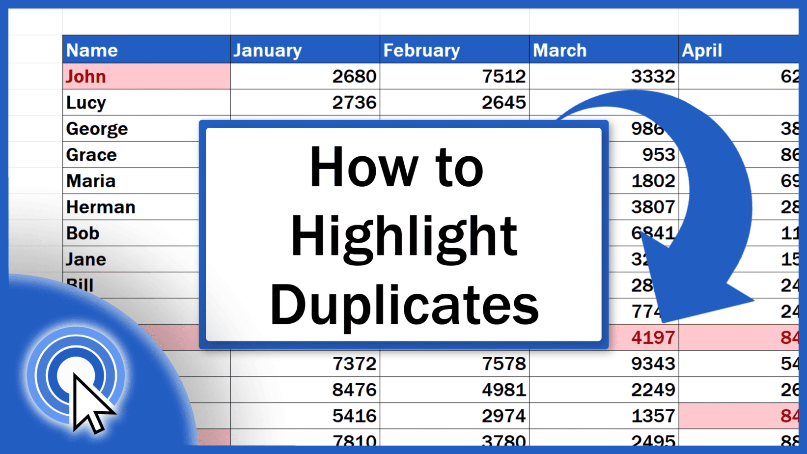 How to Highlight Duplicates in Excel