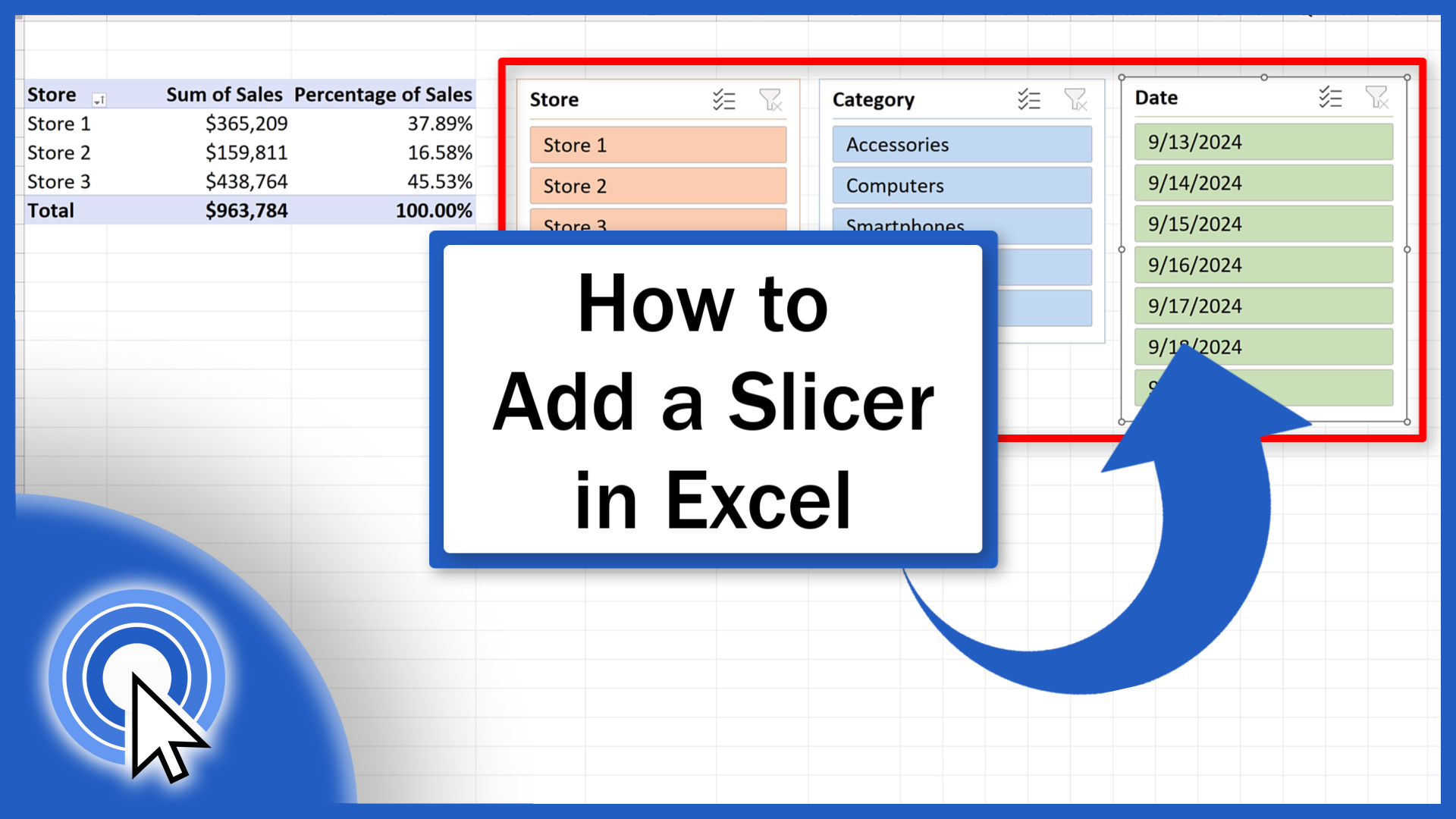 How to Add a Slicer in Excel
