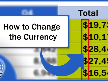 How to Change the Currency in Excel