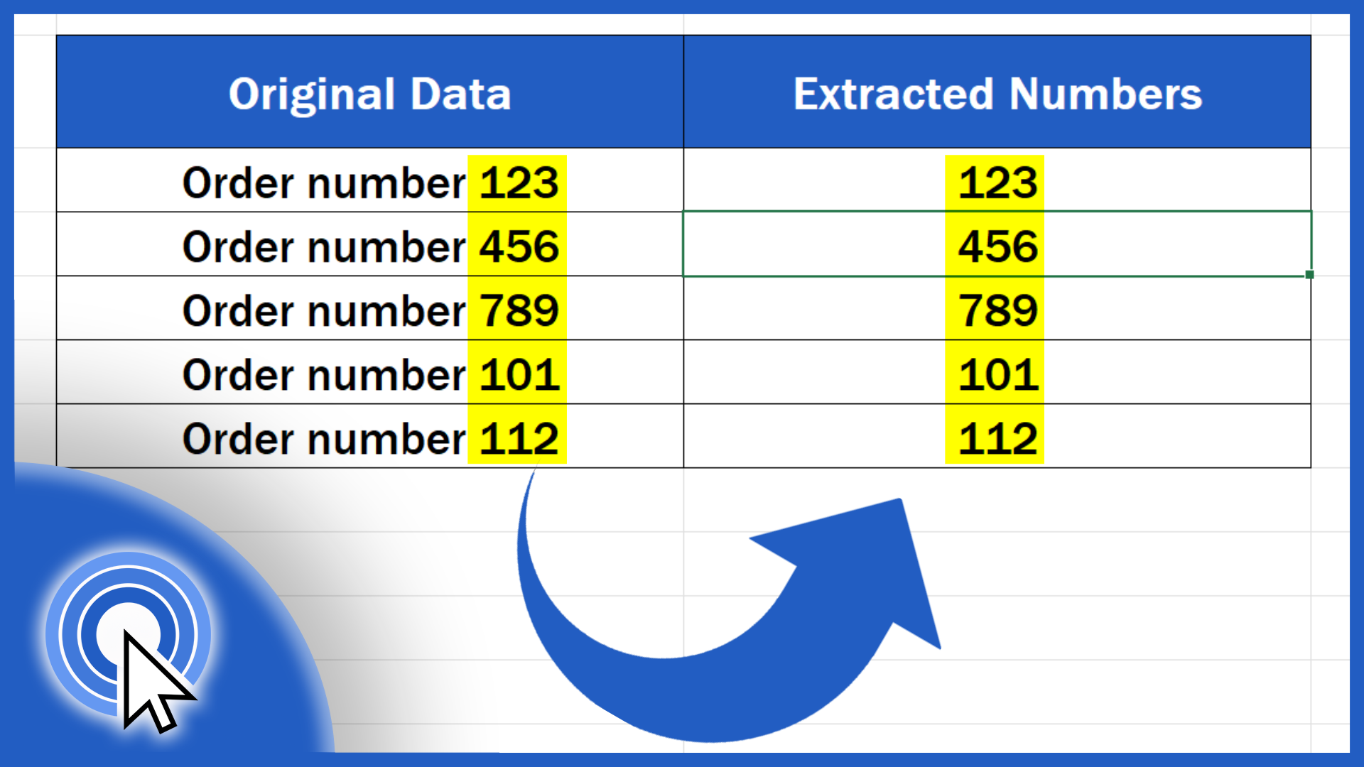 How to Extract Numbers From a Cell in Excel