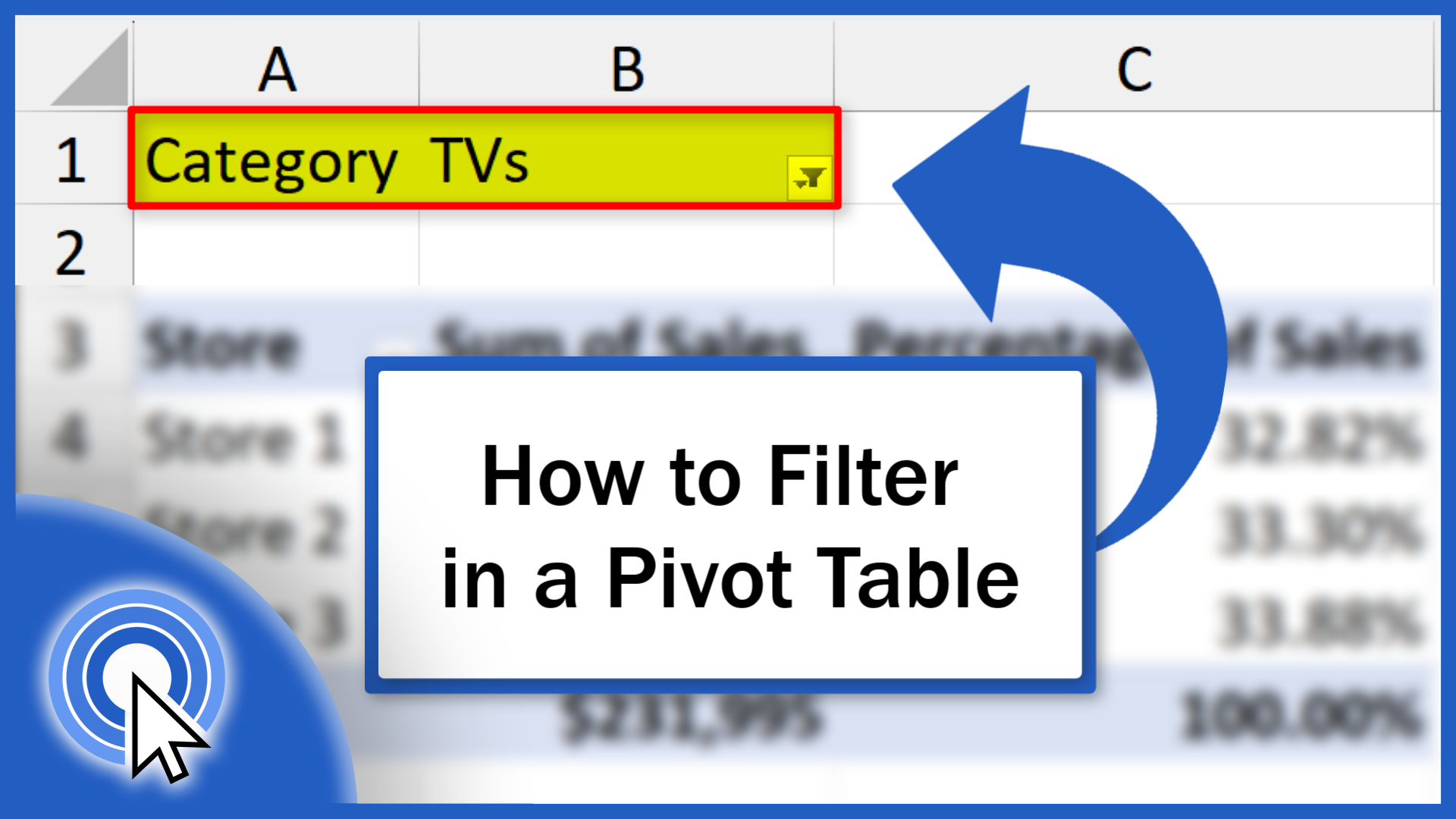 How to Filter in Pivot Table