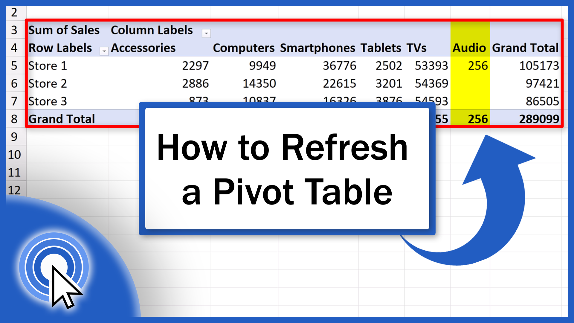 How to Refresh a Pivot Table in Excel
