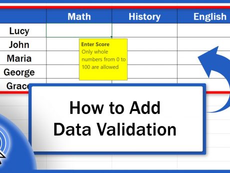 How to Add Data Validation in Excel