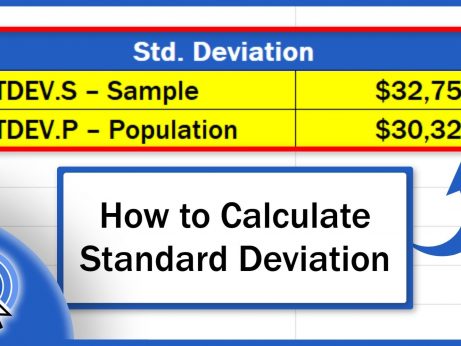 How to Calculate Standard Deviation in Excel