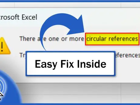 How to Find a Circular Reference in Excel